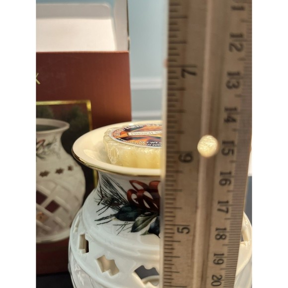 NIB - Lenox Winter Greetings Fragrance Warmer Yankee Candle Vanilla Tart Wax - Picture 12 of 12